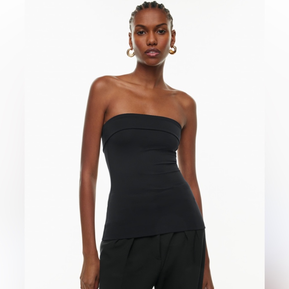 Aritzia Contour Foldover Tube Top